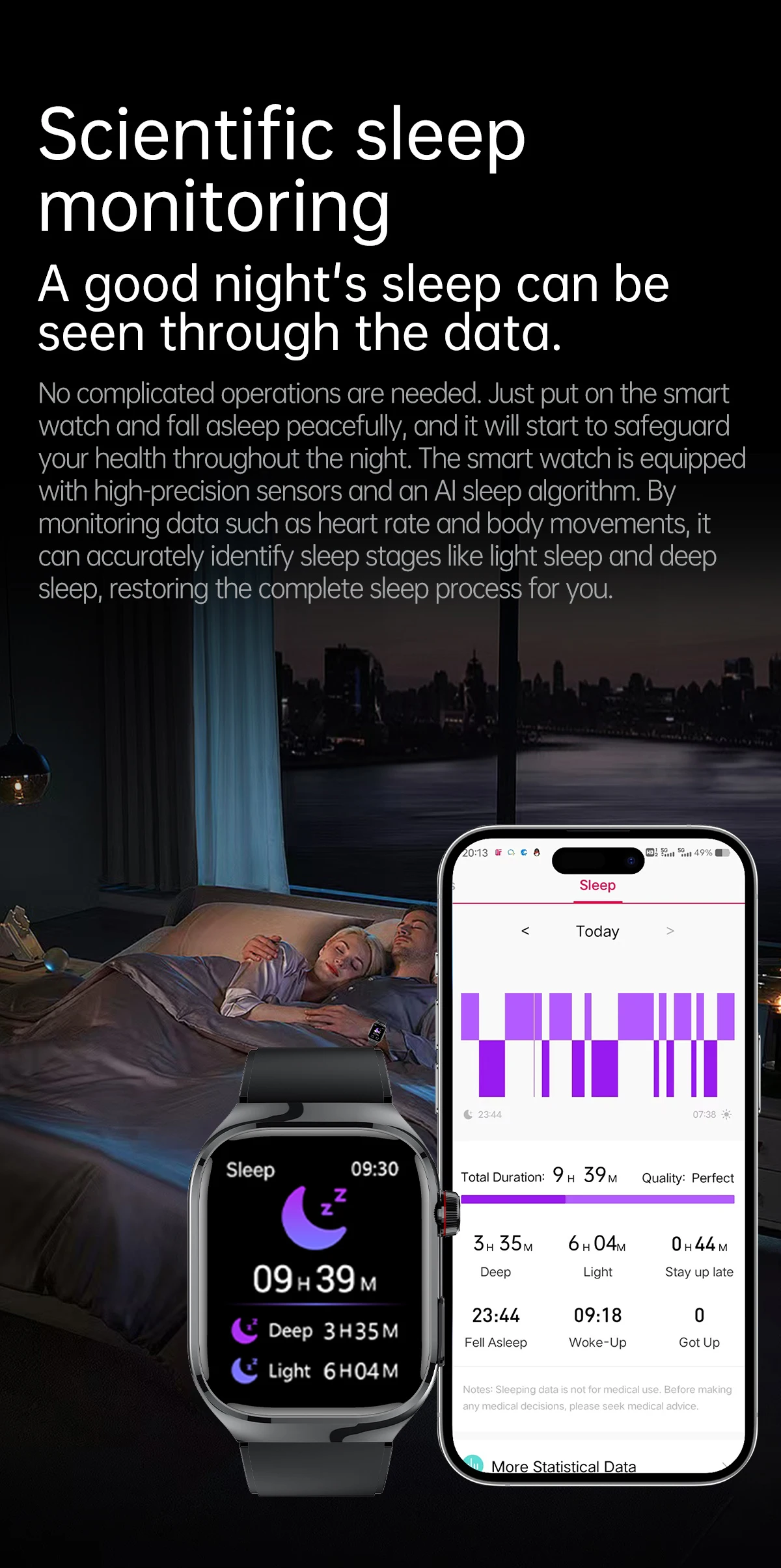 Marsyu Herren EKG+PPG Fünf-Organen-Gesundheitsdiagnose Smartwatch Harnsäure Blutfette Blutdruck Temperatur Herzfrequenz Smartwatches – Detail 12
