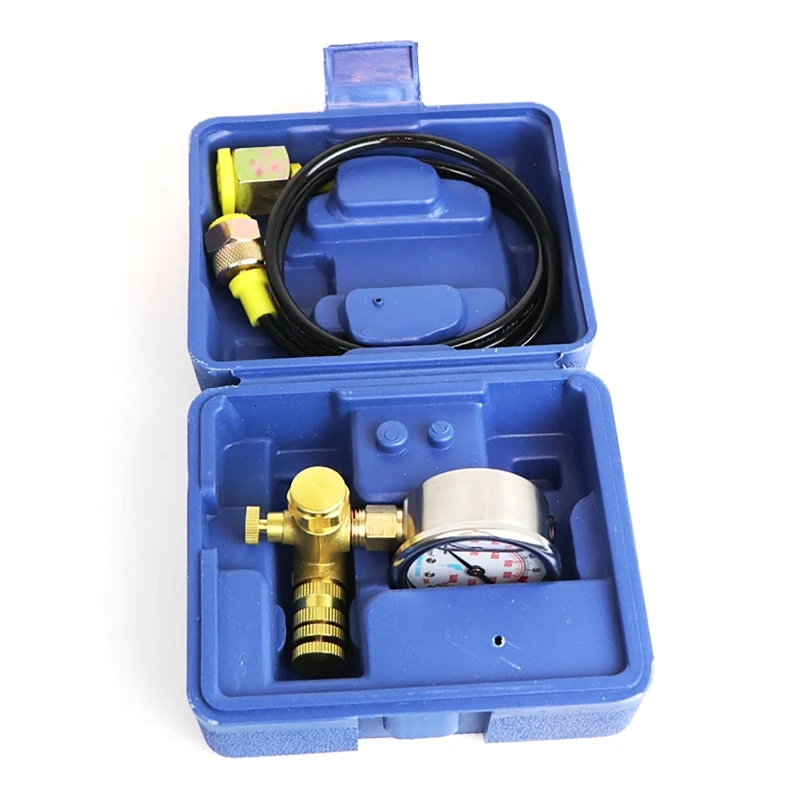 Imagem -05 - Pressão Calibres Kit Nitrogênio Gás de Carregamento Hidráulico Disjuntor Martelo Dispositivo Medição Acessórios Teste Hidráulico Mesa Ferramenta 6mpa