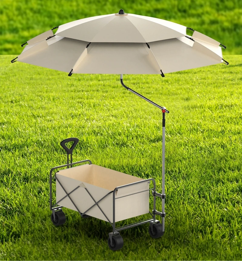 

Camping Umbrella Camping Umbrella Outdoor Black Gel Sunscreen Canopy