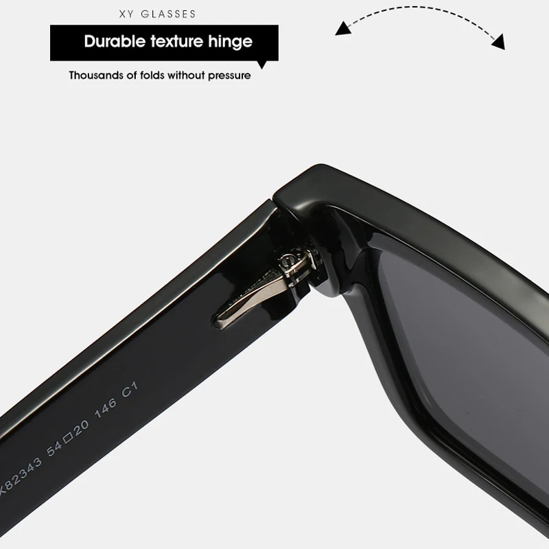 JNPCXI جديد الاستقطاب مربع الرجال النظارات الشمسية الرجعية المسامير TR90 النساء رمادي ظلال UV400 نظارات شمسية