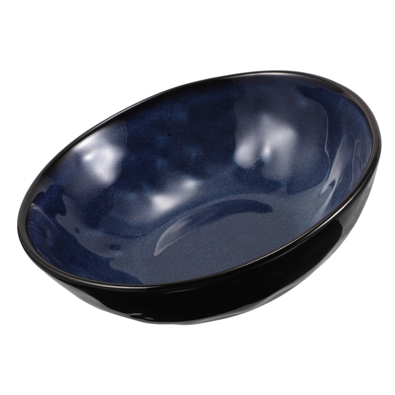 

Керамическая миска для рамэна в японском стиле с лапшой, большая емкость, уникальная глазурь, высокая температура, стрельба, универсальное использование, салат, суп, десерт