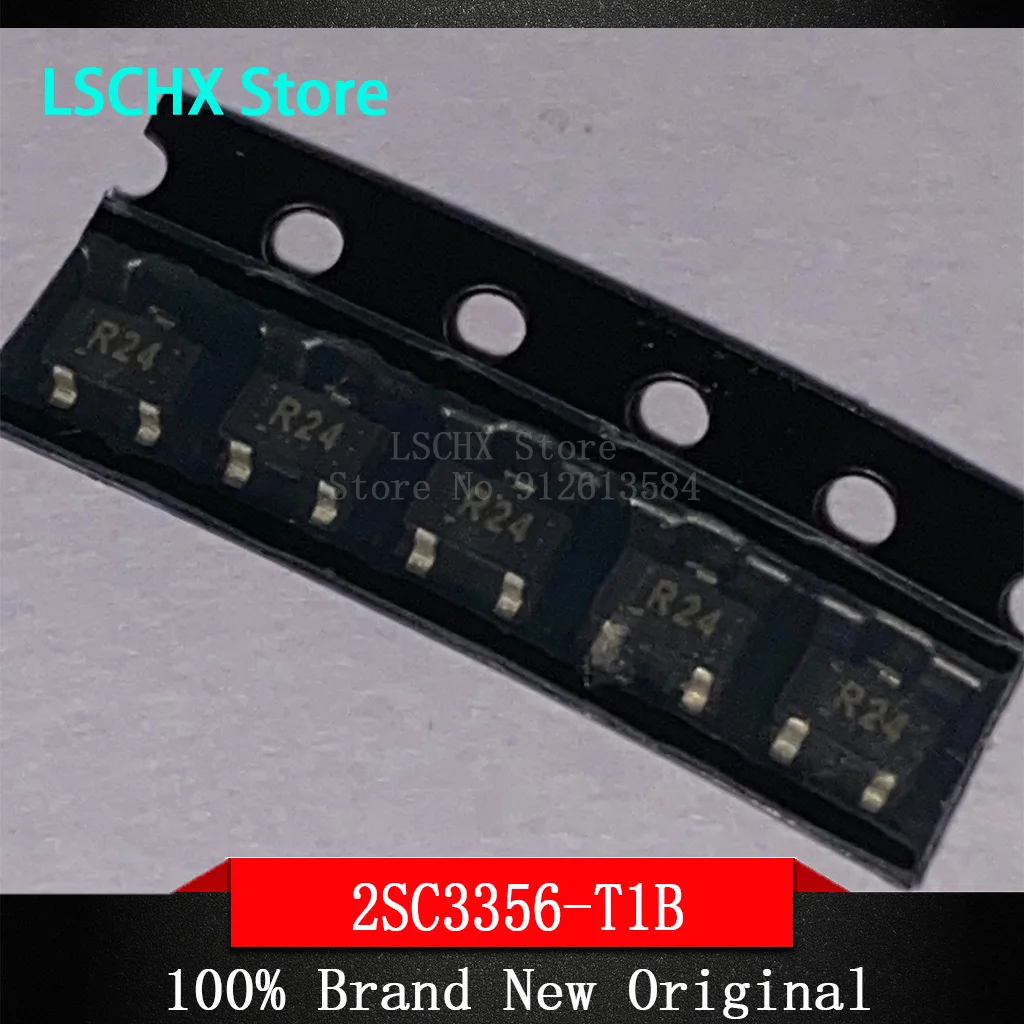 20pcs 2SC3356-T1B R24  2SC3356-T1B-A R25 SOT-23 Screen Printing High Frequency Transistor