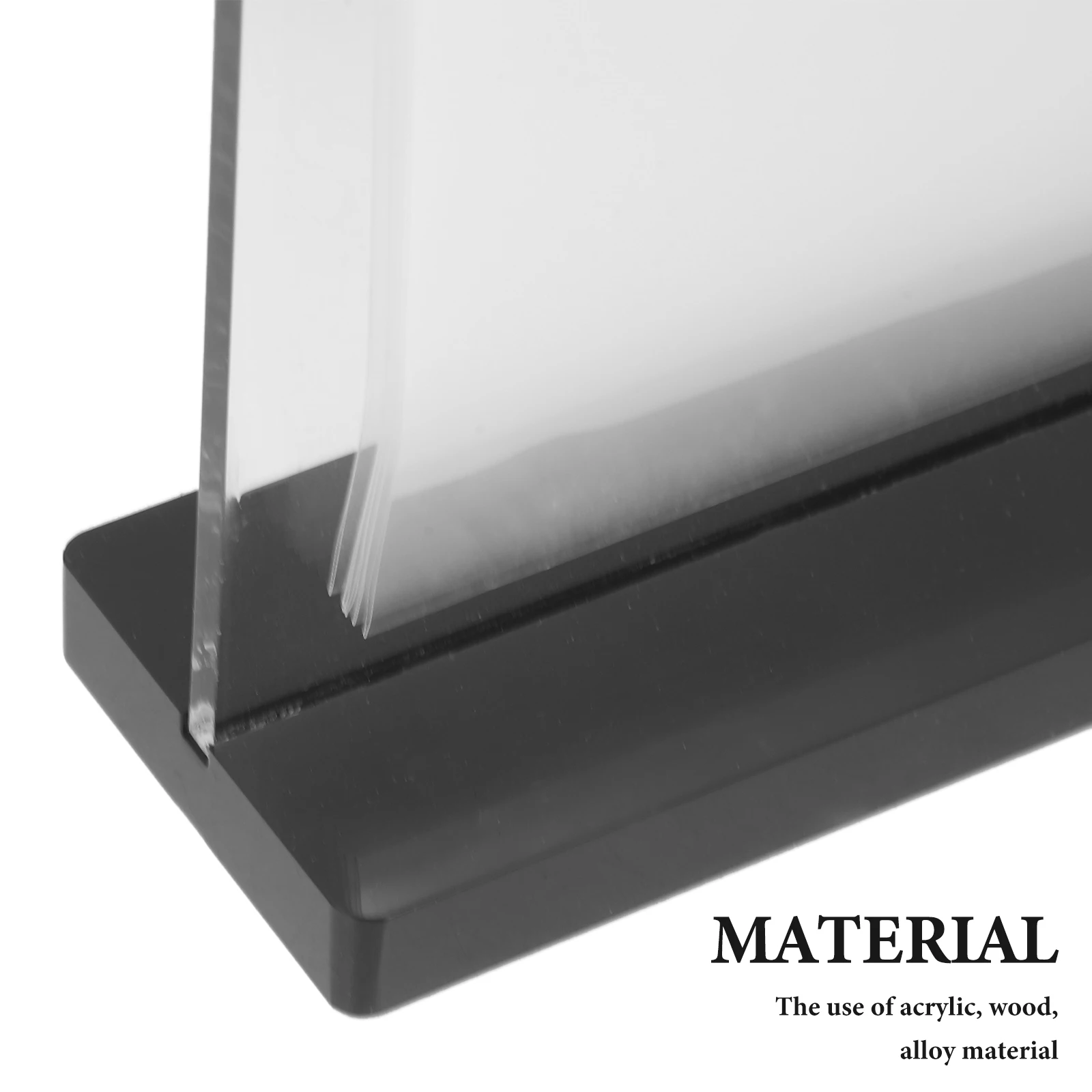 

Menu Display Stand Poster Holder Holders for Tables Double Sided Place Card Sign Craft