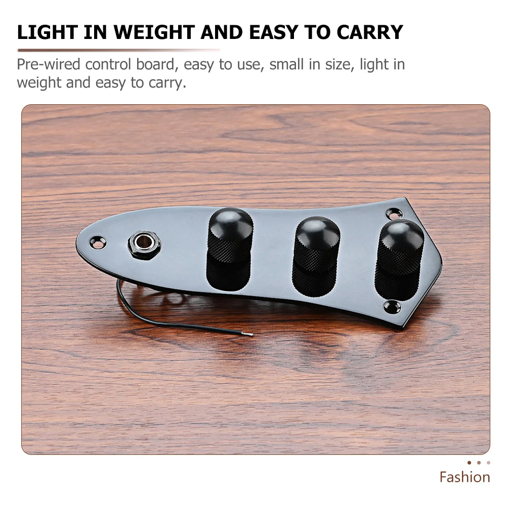 

1 Set Control Plate Pre-Wired Replacement Part Small Light Durable Iron For Jazz Guitar Supplies Loaded Wiring Harness Easy