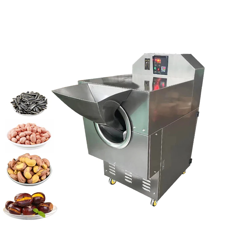 Tostador de café eléctrico a Gas, máquina tostadora multifunción, cacahuete, nogal, semillas, nueces, precio de fábrica