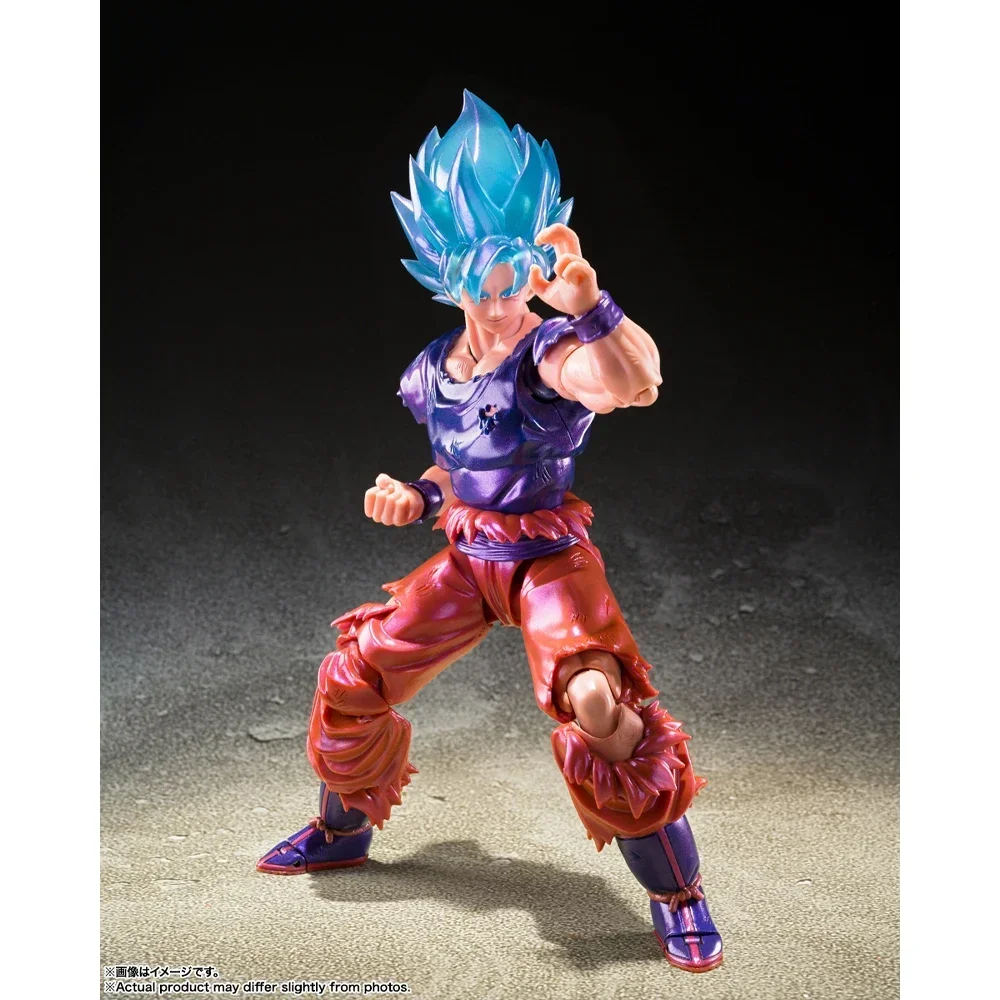 バンダイ-ドラゴンボールのアクションフィギュア,shf vjump,超サイヤ人神,息子悟空,カイオ,ケン,アニメモデルのおもちゃ,クリスマスプレゼント,オリジナル,在庫あり