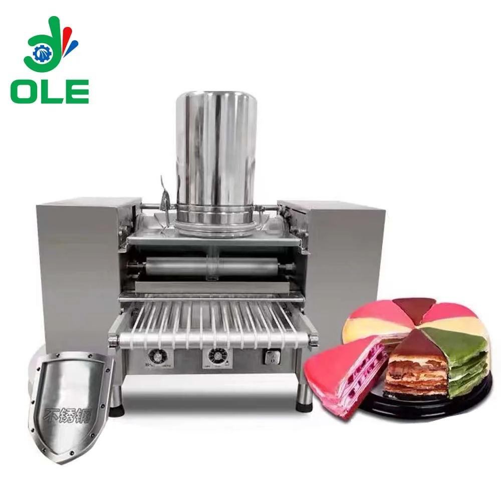 Sancks-máquina automática para hacer tortitas, dispositivo duradero de 100-300 unids/h, para tartas de mil capas