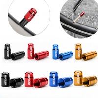 2Pcs GUB Aluminum CNC Bicycle Tire Valve Cap MTB Road Bike Tube Tyre Gas Nozzle Cover for AV FV Schrader Presta Valve Dustproof