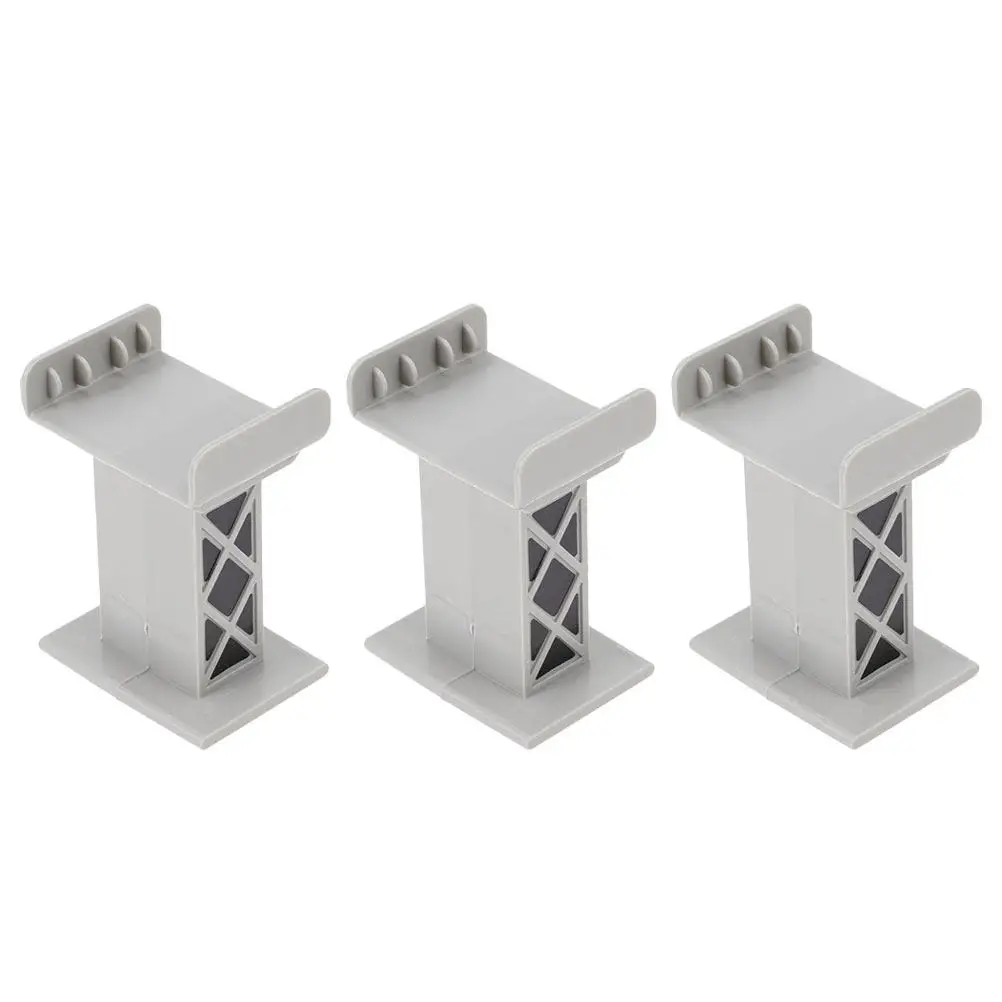 

3Pcs Train Bridge Support Decorative Bridge Pier for Railway Track Layout Playing Accessories Pretend Scene Building Simulation