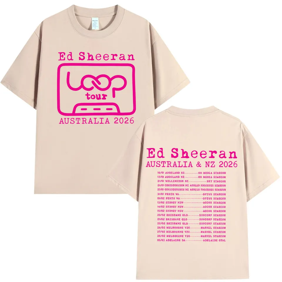 Ed Sheeran Loop Tour 2026 Men Women T-Shirts