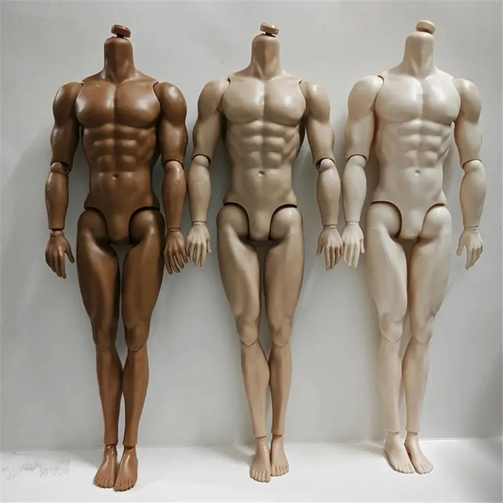 31cm Height 1/6 MJD Boy Body White Normal Tan Skin Male Body 12 Inch Man Dolls Strong Man Doll's Accessories