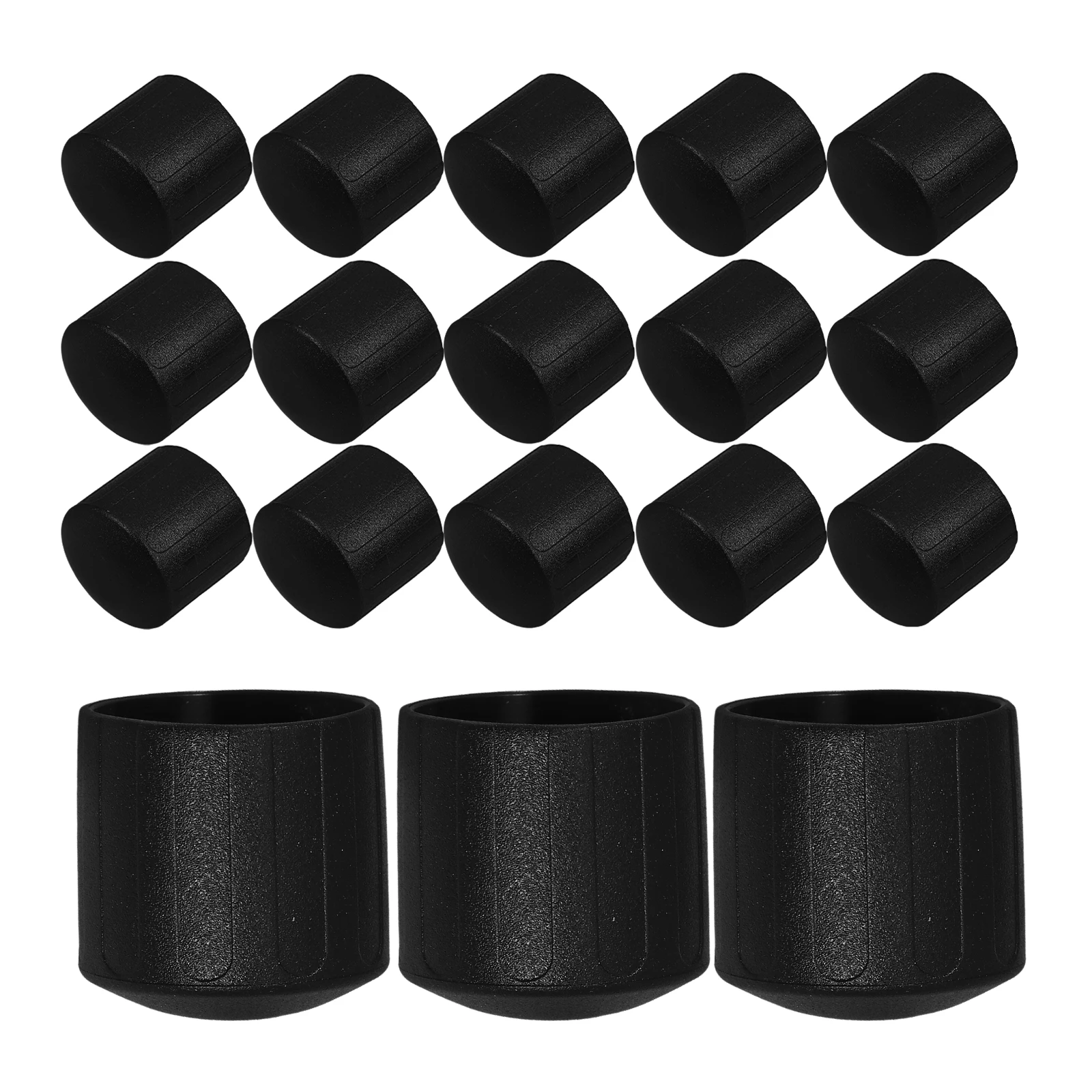 

50 Pcs Tent Accessories Glue Cap Boat Support End Backpacking Caps Component for Camping Patio Lawn Garden Hardware Pe