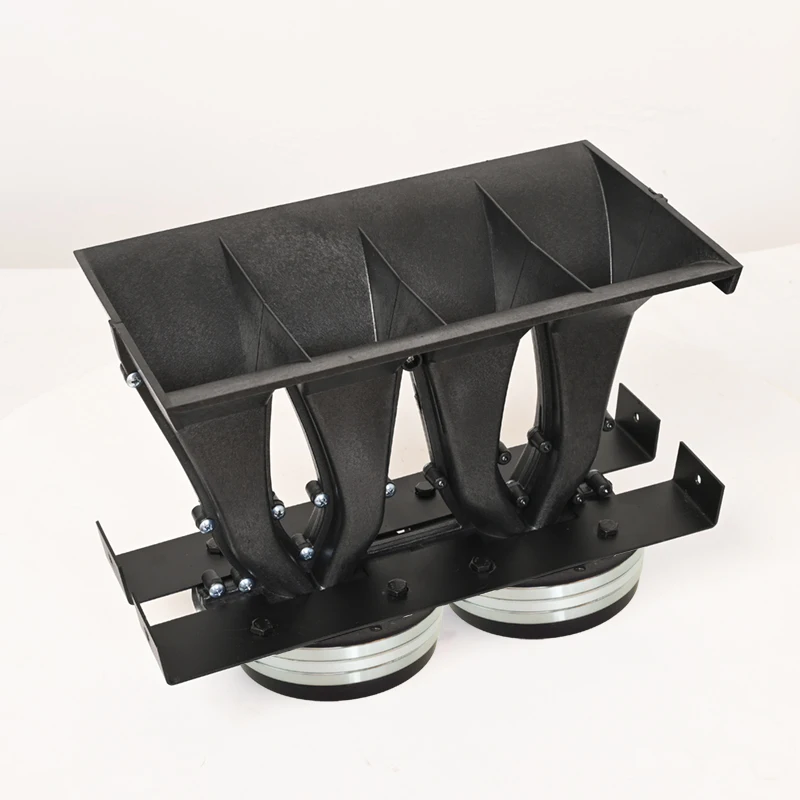 ระบบเสียงไลน์อาร์เรย์แบบแอคทีฟคู่ขนาด 12 นิ้ว ระดับมืออาชีพ วิธีการติดตั้งประกอบด้วยการวางซ้อนบนพื้นและแขวนแบบชิ้นเดียว