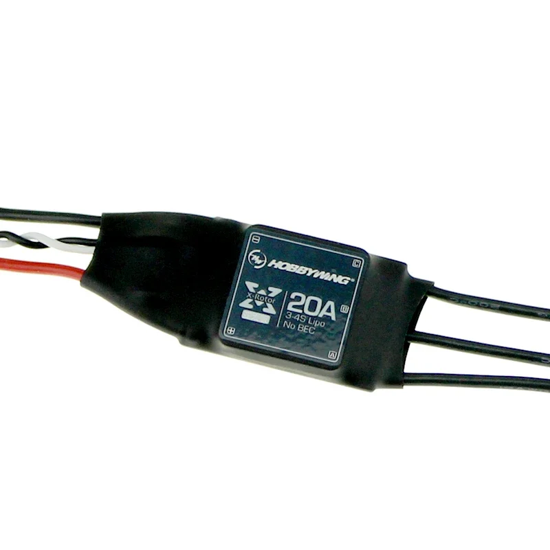 HobbyOO- XRotor APAC Brushless ESC 2-6S pour Believer UAV RC, Quadcopter HGouopter, 20A, 1960mm, 550-650