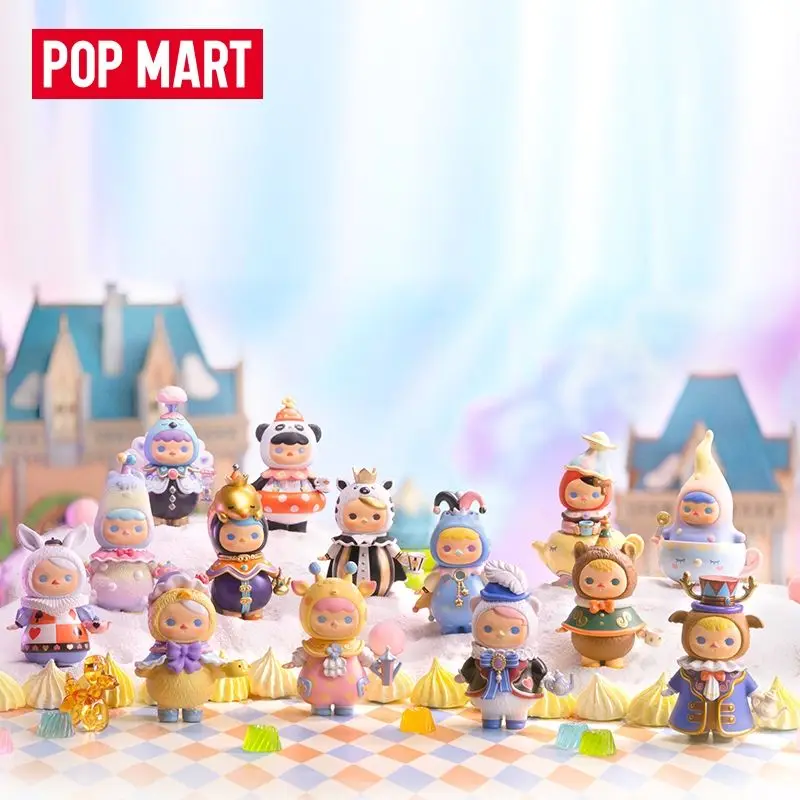 

POP MART Pucky Animal Tea вечерние Series глухая коробка Caja Ciega Kawaii Doll, экшн-фигурка, игрушки Caixas, Коллекционная модель, загадочная коробка