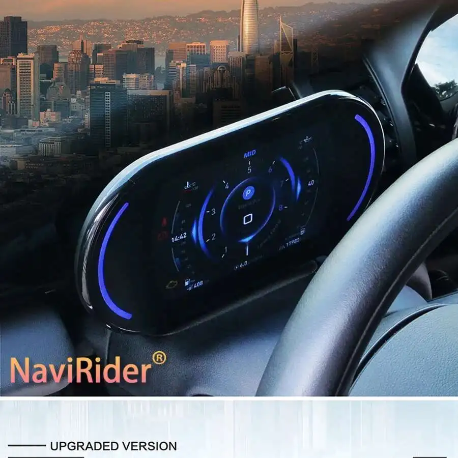 

New Car LCD Instrument For Bmw Mini R56 R60 2007-2023 Speedometer Instrument Upgrade Intelligent Large Screen Instrument Panel