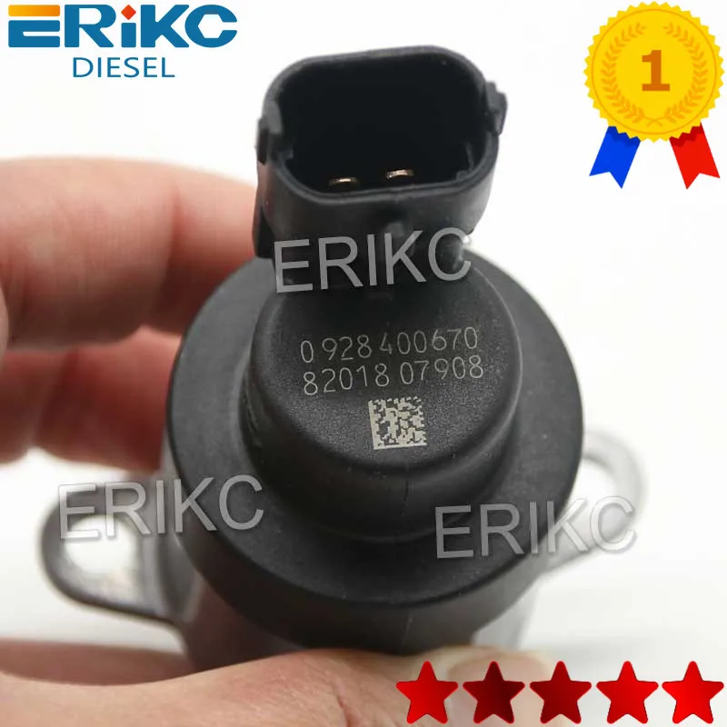 ERIKC Sliver & Black Diesel Inlet Metering Valve 0 928 400 670 Fuel Pressure Control Valve Regulator 0928400670 Measure Unit