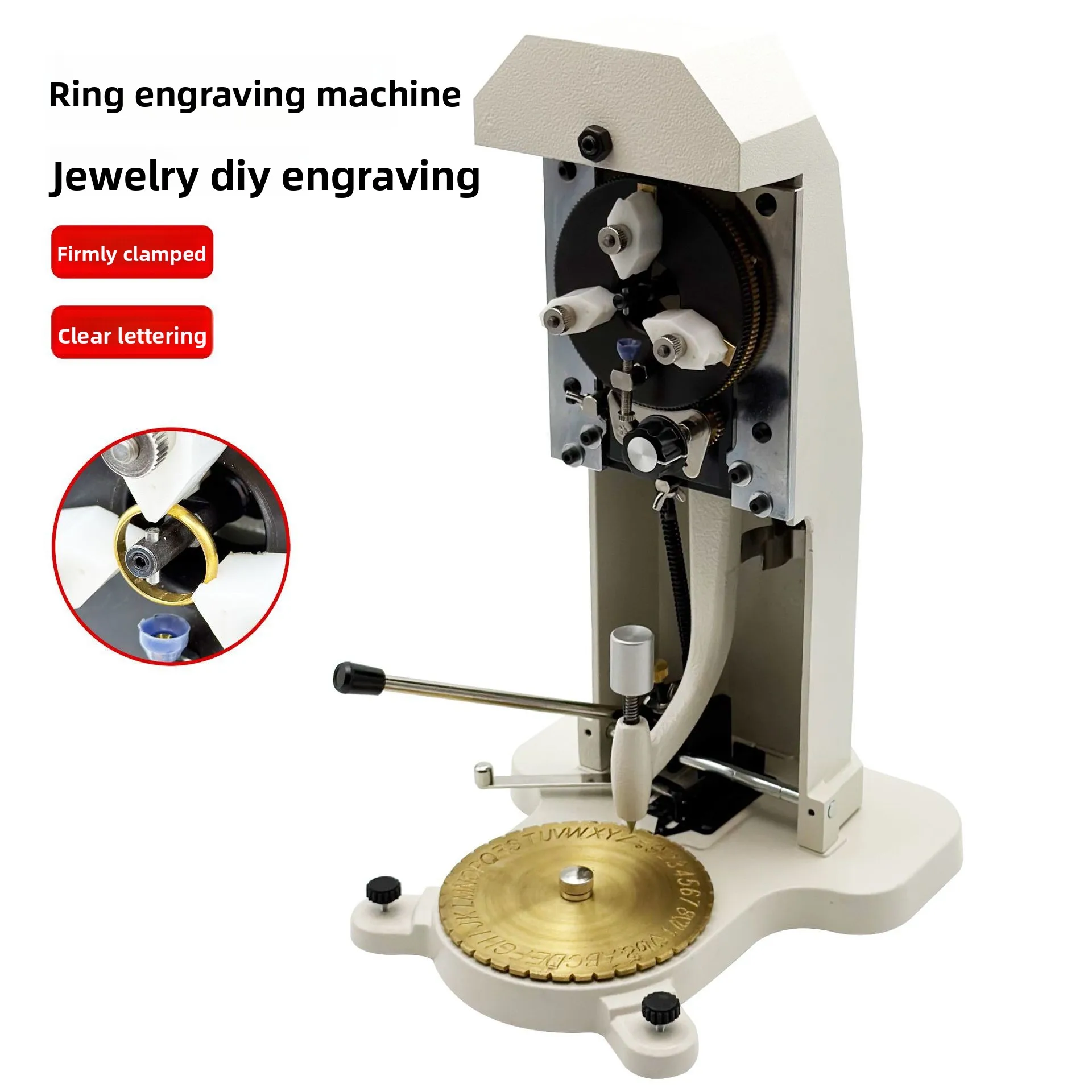 Ring engraving machine, a small jewelry engraving device, is a high-precision internal engraving tool for letters, numbers