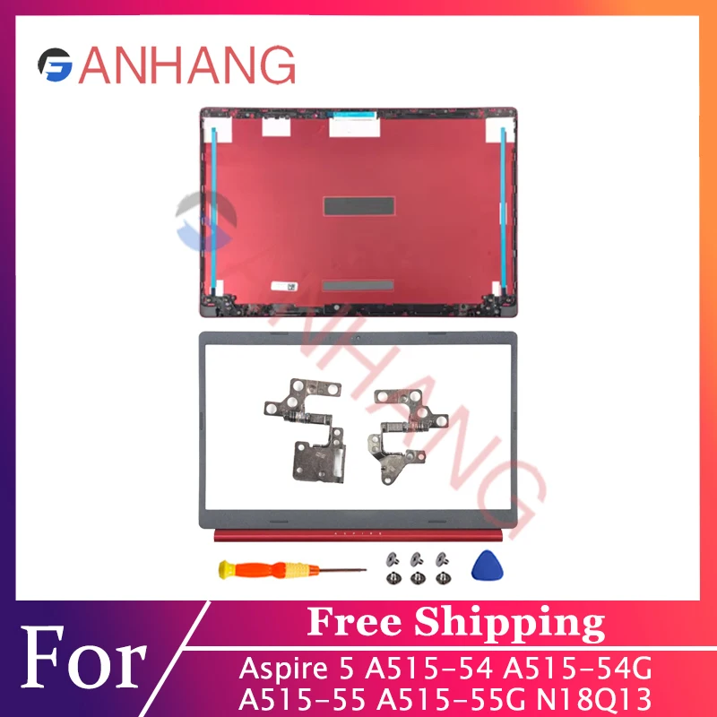 

Чехол для ноутбука Aspire 5 A515-54 A515-44 A515-53 55 A515-55G S50-51, задняя крышка ЖК-экрана, передняя панель, петли, верхний чехол, еда