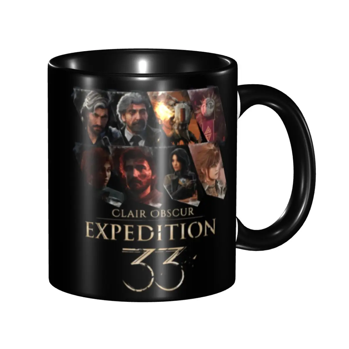 

DIY Video Game Clair Obscur Expedition 33 Ceramic Mugs Customized Coffee Cups Creative Gift