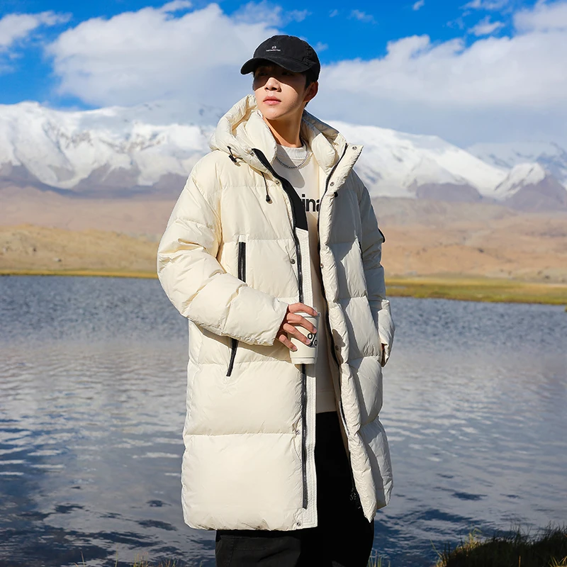 

New High-quality Windproof Breathable Camping Hiking Cold Proof Down Jacket for Winter Fashionable and Warm Neutral Down Jacket