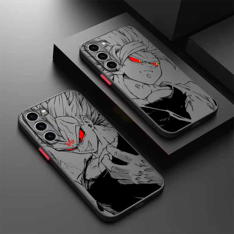 Comic Art D-Dragon Ball Goku Frosted Translucent For Samsung A53 A52 A33 A32 A51 A71 A21S A13 A73 A50 A22 A12 5G Back