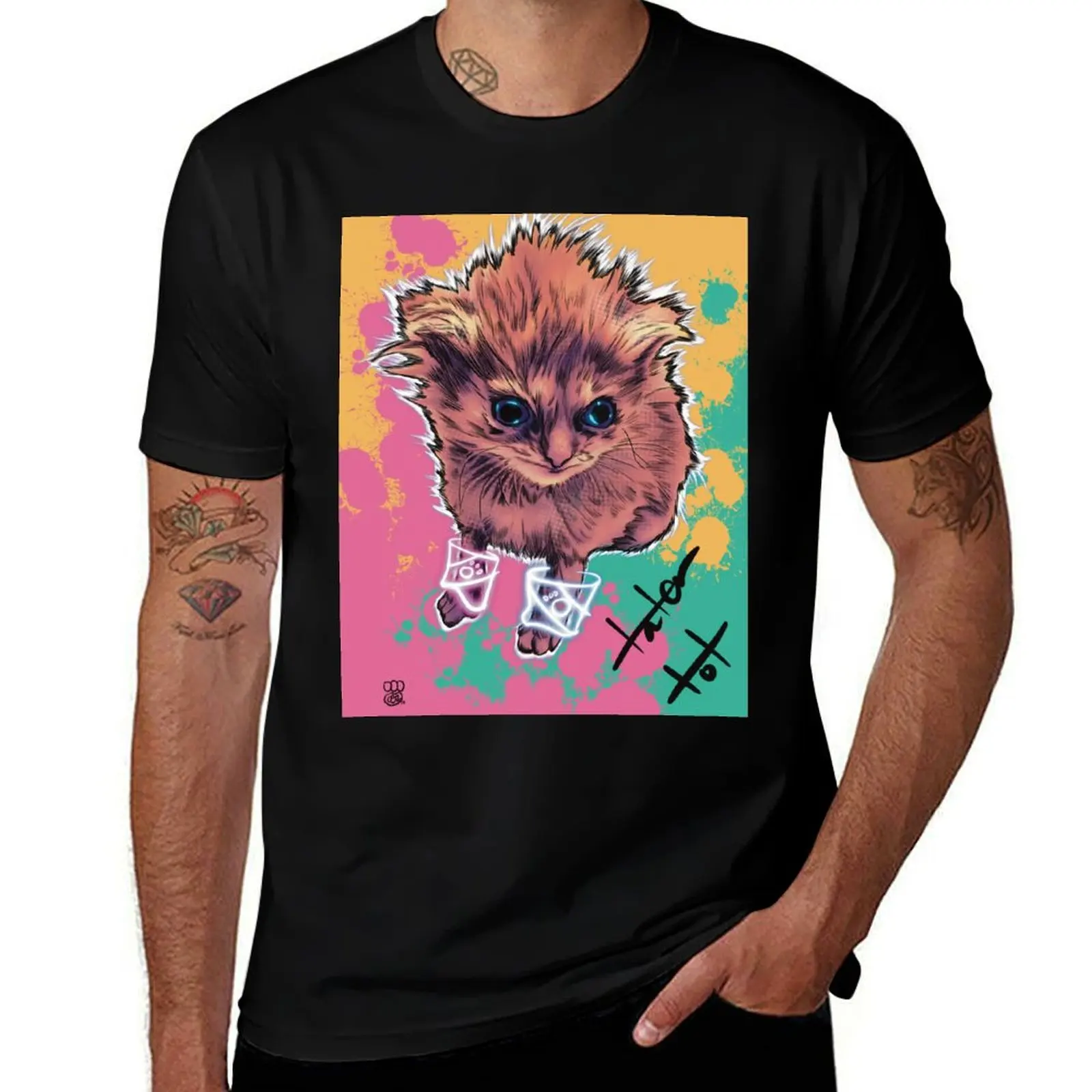 Neon Bonkers T-Shirt Daily Work Short Sleeve Top T-Shirt