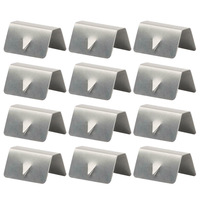 12/8 Pcs Wind Rain Deflector Channel Clips Wind/Rain Eyebrow Clips Stainless Steel Car Window Deflectors For Heko G3 SNED