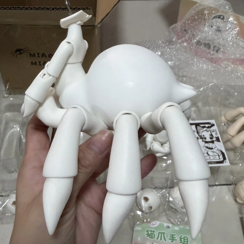 1/12 Fantasy Spider Shape Mjd Doll Body Figure Pvc Posable Joint Monster Doll Torso Edamame Spider Body Custom Doll Figurine Toy