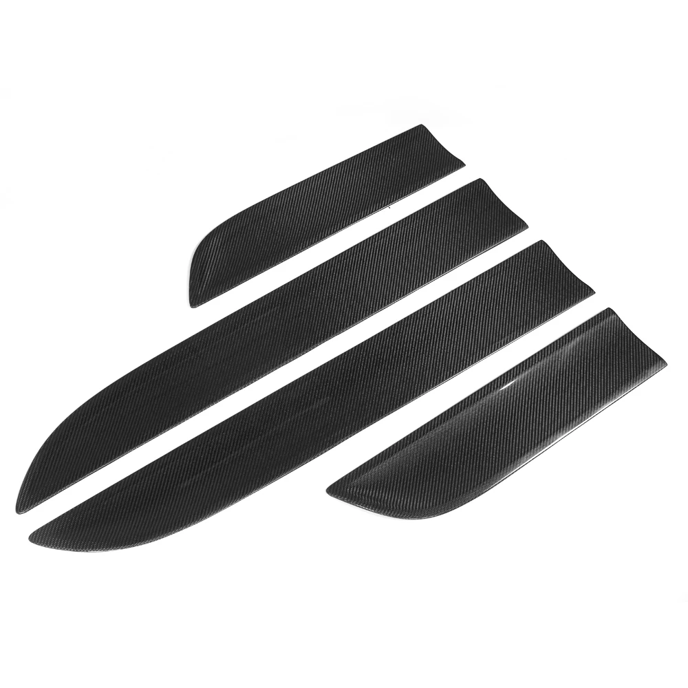 Carbon Fiber Side Door Fender Decoration Trim For Porsche Macan 4pcs/set