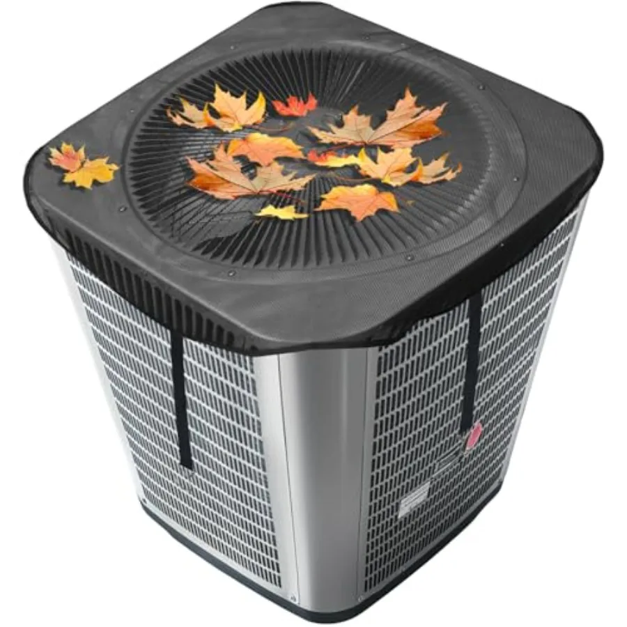 

JIFTOK Central Air Conditioner Covers for Outside Units 26'' x 26'' Breathable AC Mesh Cover Protector Outside Unit Durable AC