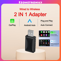 Wireless Carplay Adapter Android Auto Wireless Smart Dongle 2in1 For Volvo Benz Audi Kia Hyundai VW Mazda Cadillac MG Peugeot