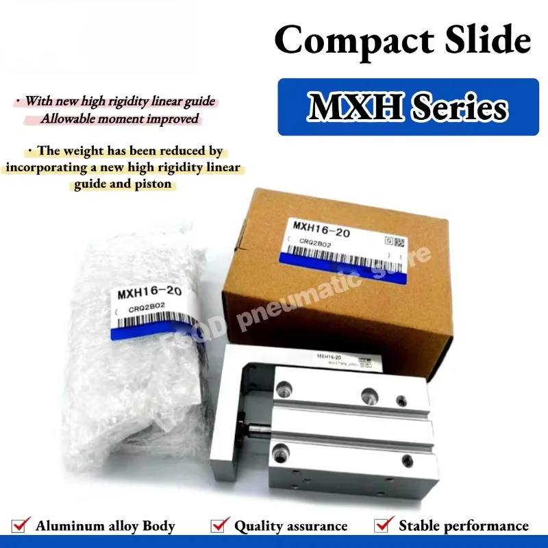 

MXH6,MXH10,MXH16,MXH20-5.10,15,20,25,30,40,50,60 FSQD pneumatic element Precision slide cylinder MXH series