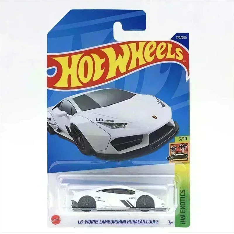 Original Hot Wheels Car Traffic Rail Alloy Diecast 1/64 Model Vehicle Porsche Benz Honda CR-X Kids Toys for Boys Children Gift