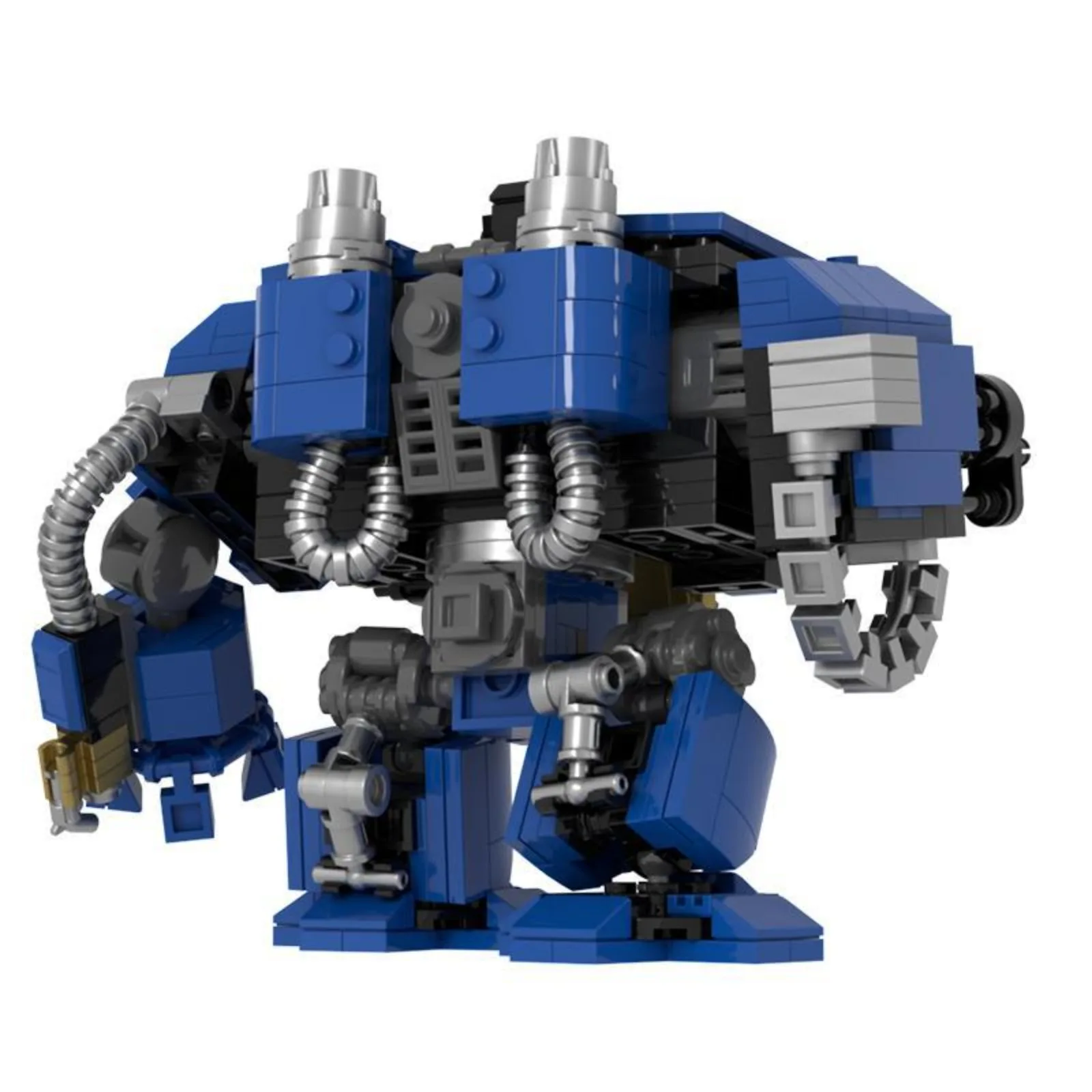 

Мини-набор строительных блоков MOC-железная литая модель воина-меха, креативные игрушки «сделай сам», детский подарок на стебель