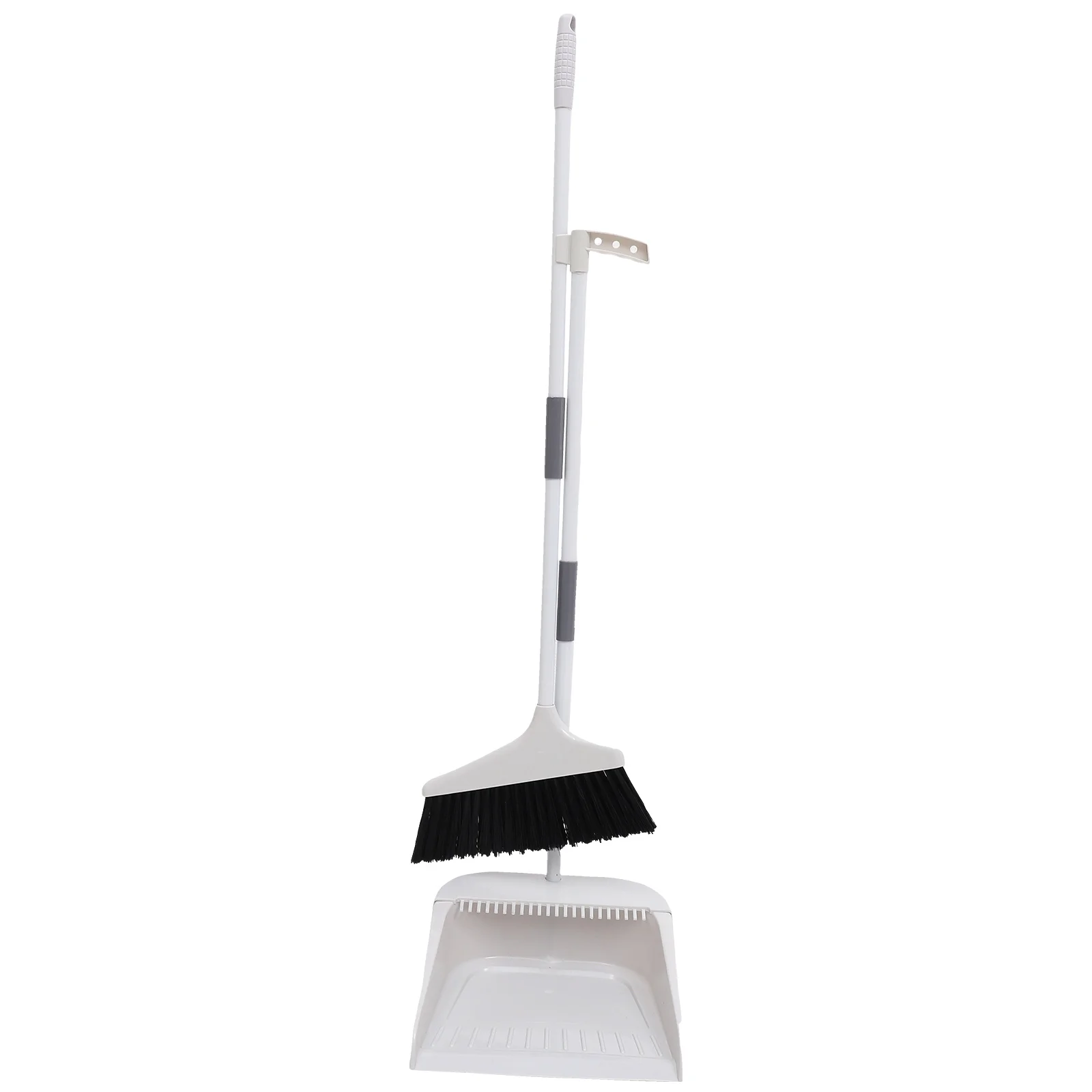 Broom Dustpan Set Dust Pan Broom Long Handle Heavy Duty Broom Dustpan Cleaning Brush Combo Home Kitchen Room Office Dorm Lobby