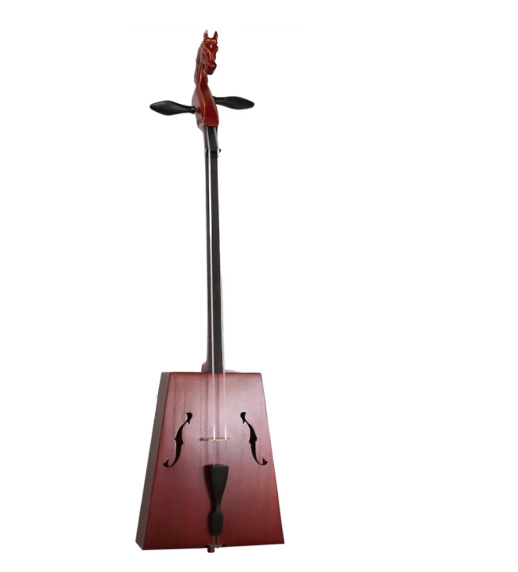 Morin Khuur Matouqin dark brown professional entry-level Inner Mongolian musical instrument