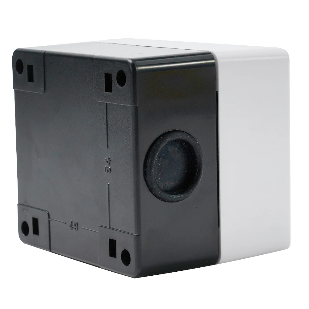 IP65 Rated Push Button Switch Box with 22mm Hole Waterproof ABS Plastic Shell and Dustproof Features for Industrial Use