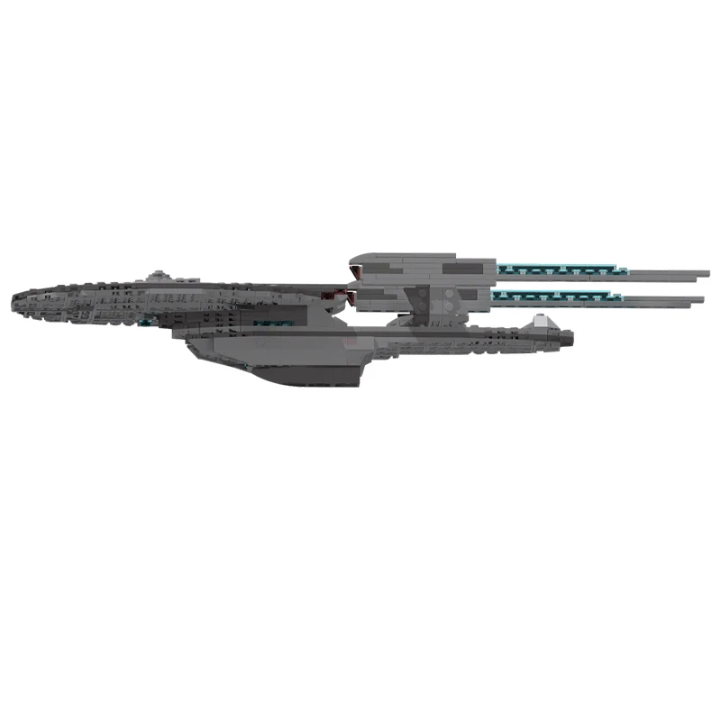 

391PCS MOC Star Trekking Excelsior II Class Starship Smooth Edition DIY Model Building Blocks Advanced Assembly Toys