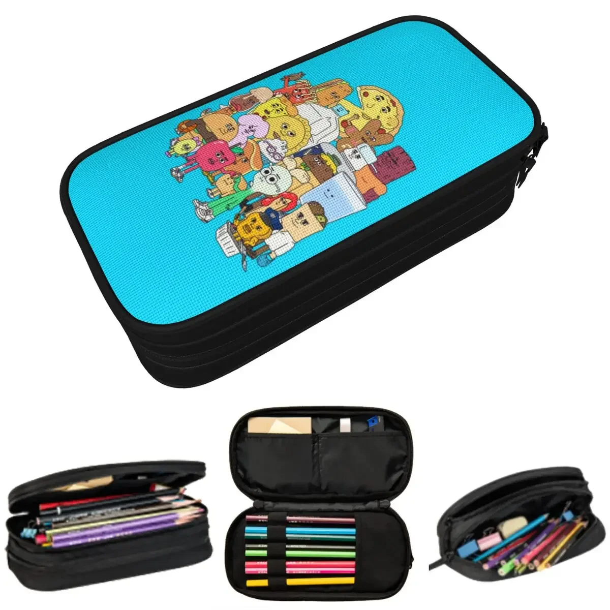 

APPLE AND ONION (4) Pencil Cases Large Capacity Pen Bags Pen Box Pencil Pouch For Boys Girls Students Stationery School Office
