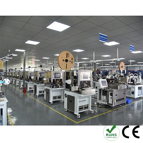 FACTORY Macchina per crimpare cavi di alimentazione a due pin cinese/americana automatica per spelafili Macchina per assemblaggio cavi di alimentazione US/CN