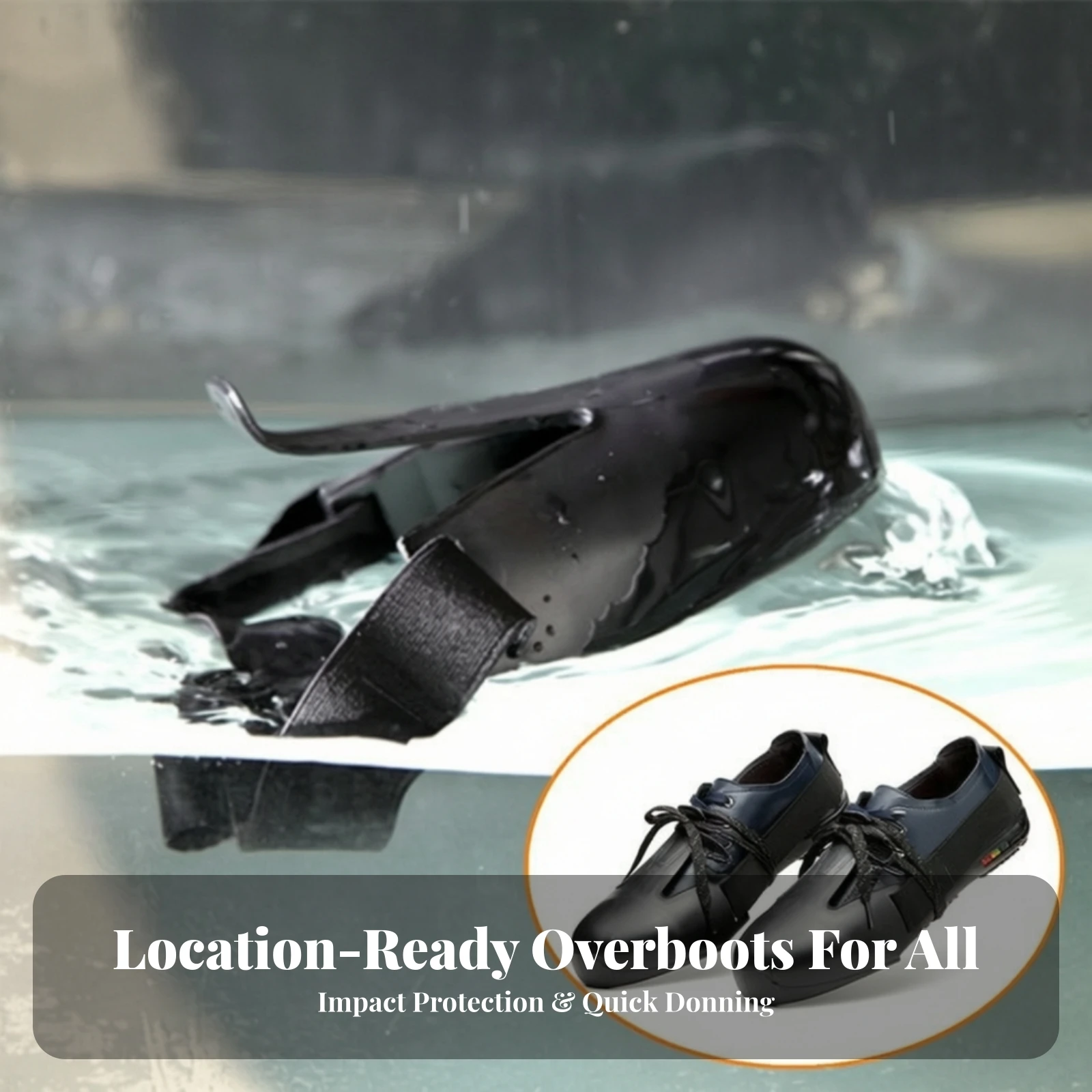 pvc-safety-shoe-cover-sturdy-shoe-cover-with-reinforced-toe-safety-overshoes-adjustable-pvc-overshoes-easy-to-wear