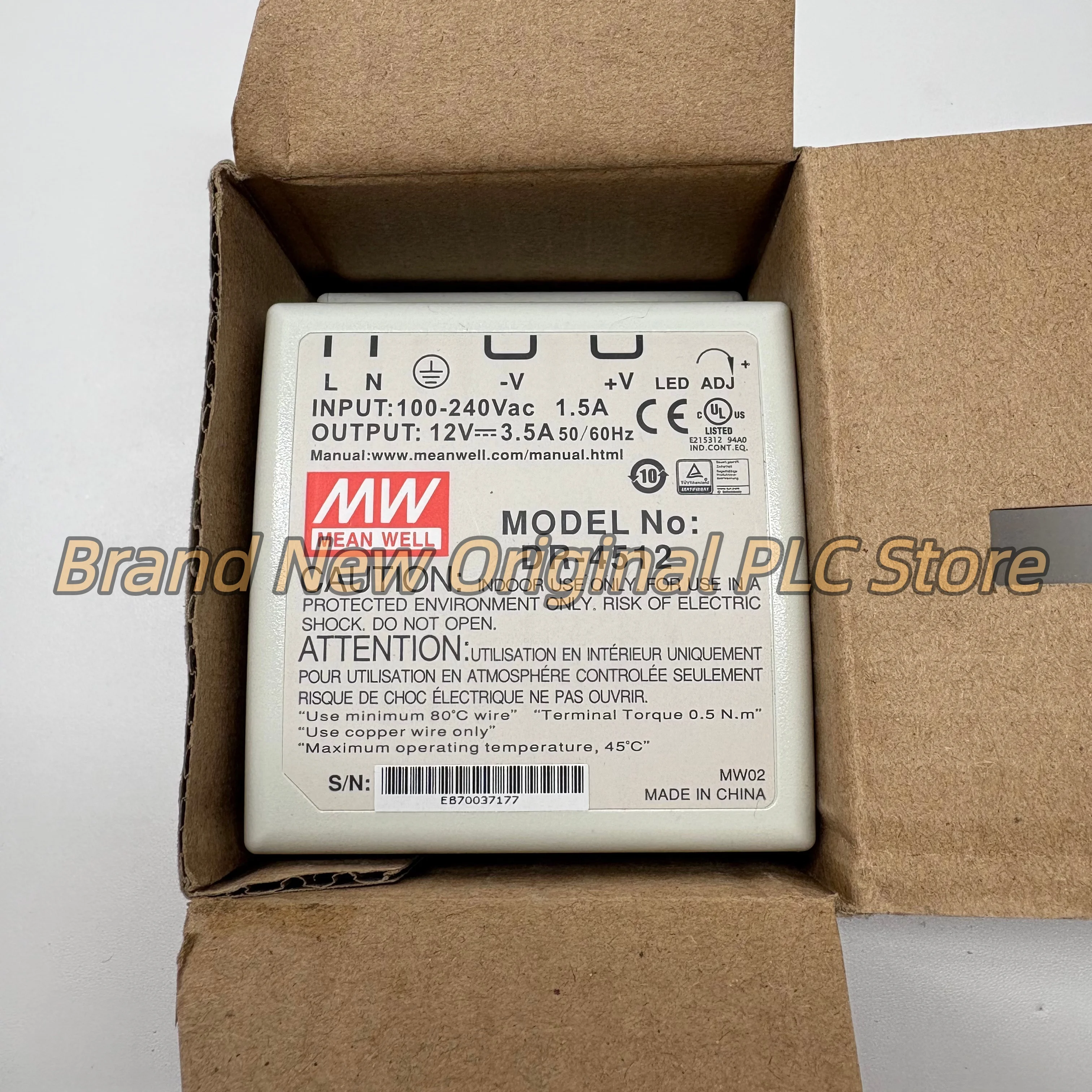 

Блок питания Brand DR-4512 12V, новый
