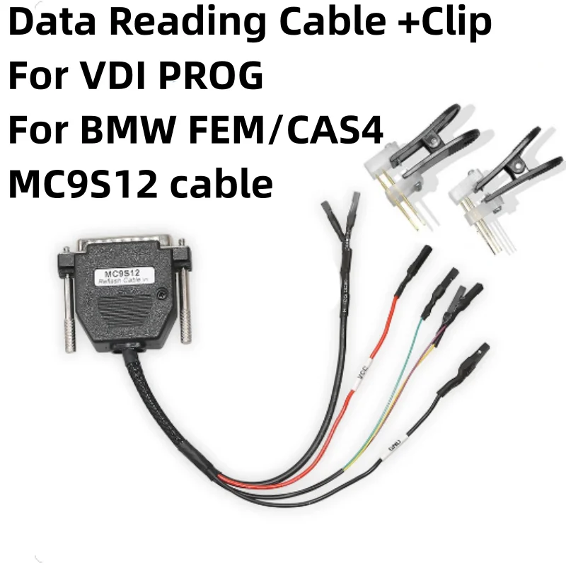 

New Arrivals Data Reading Adapter for BM-W FRM CAS4-5M48H-1N35H MC9S12 Reflash Cable + Clip Reads CAS4 Data Without Welding