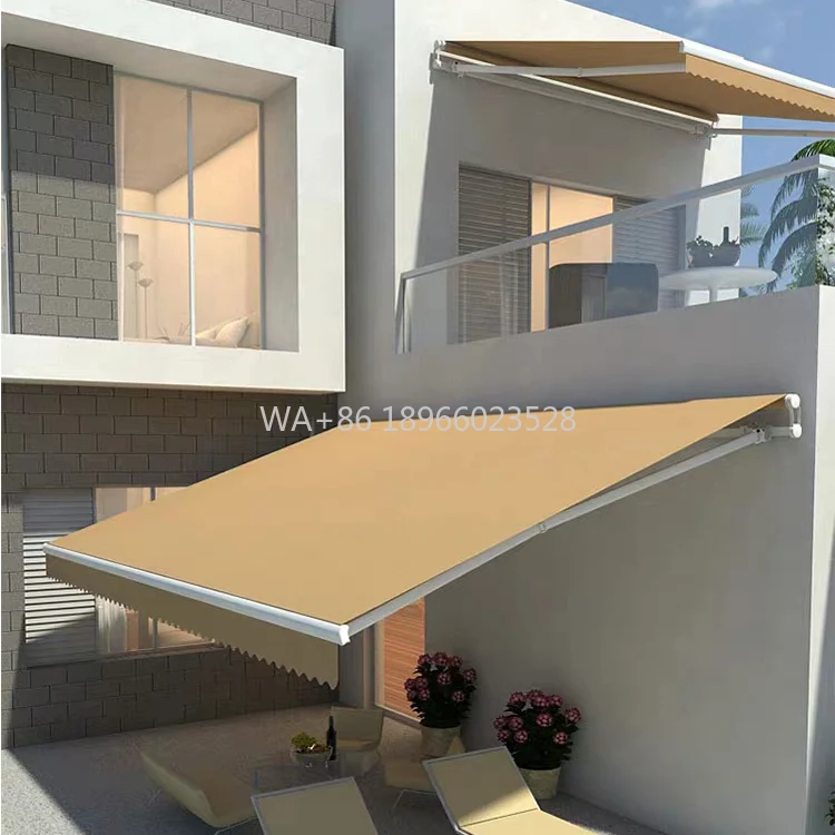 

Устойчивость к снегу. Ветрозащита и долговечность. Быстрая доставка. Ручной выдвижной алюминиевый тент для магазина с защитой от дождя.