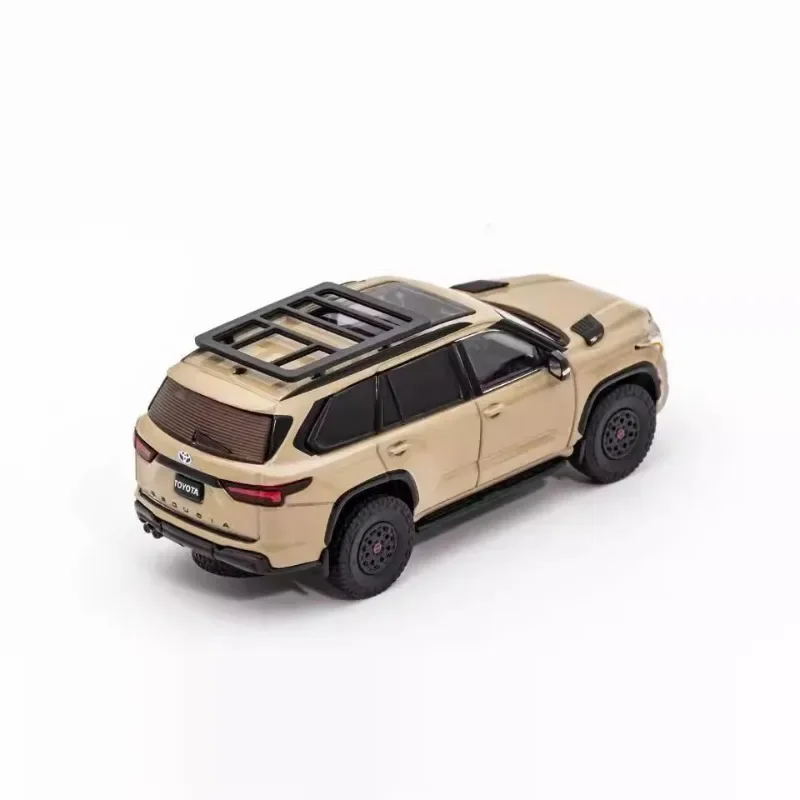 Modèle de voiture statique de simulation en alliage pour enfants, Toyota Sequoia SUV, collection de jouets décoratifs, cadeaux de vacances, 1:64