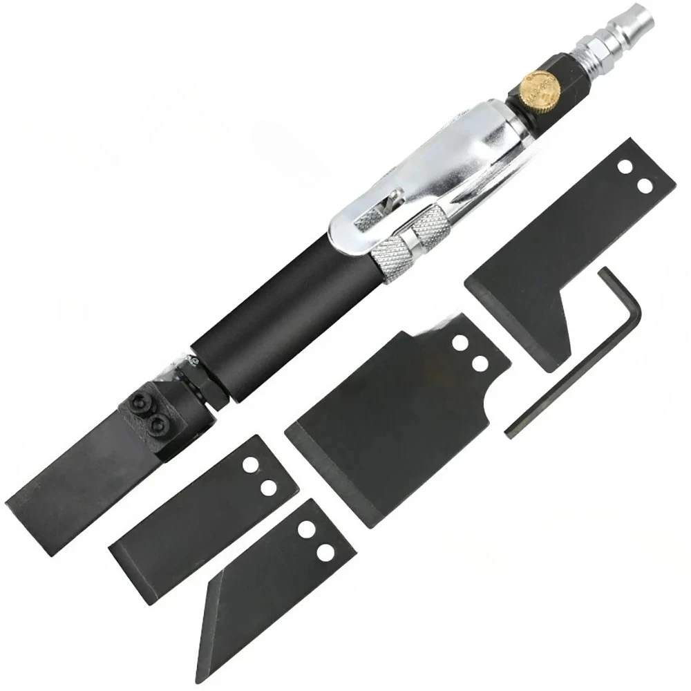 Factory Direct 2026 Pneumatic Scraper Set Mini Air Knife Shovel Chisel Industrial Welding Deburring Rust Removing Tool Adjustabl
