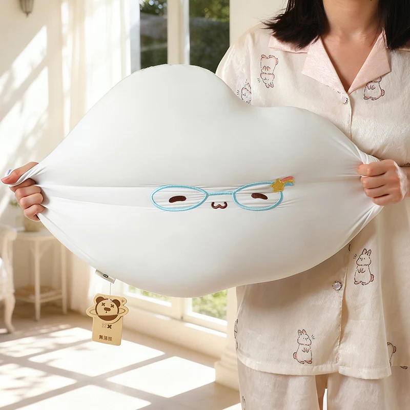 50cm Sky Expression Throw Pillow Soft And Comfortable Sleeping Companion Pillow Home Room Decor