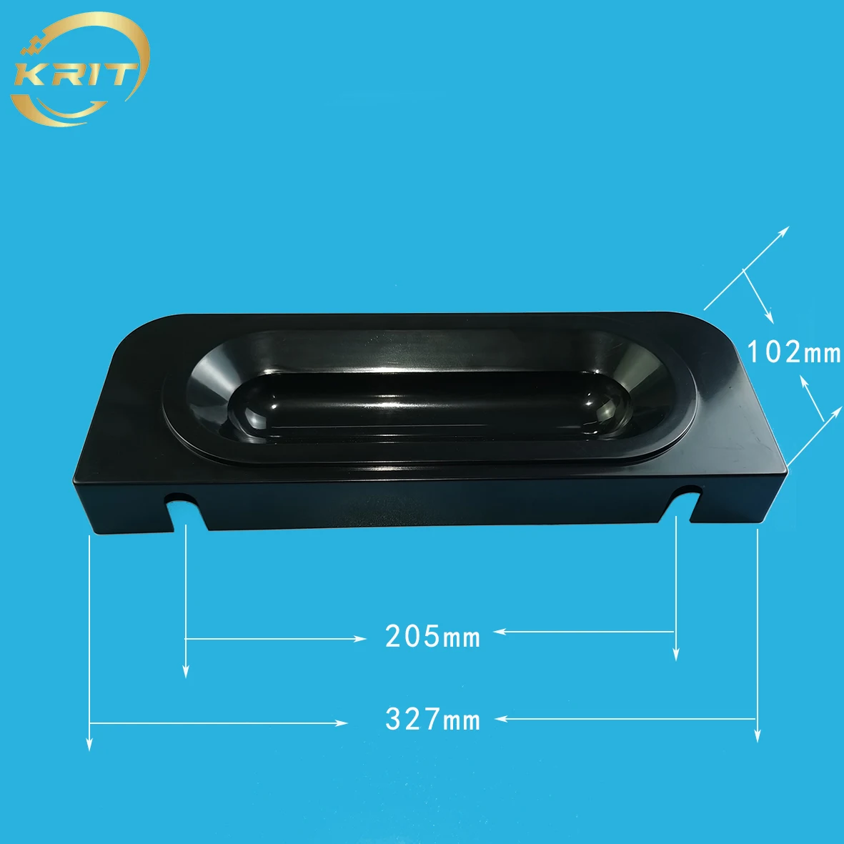 Ice Cream Maker Spare Parts 1 PC Water Drip Tray Plastic Front Basin Replacement For Donper Guangshen MK 327 X 102 MM