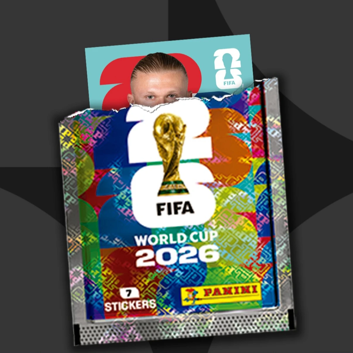 2026 FIFA World Cup Panini Original Stickers International Version Rare Collection Football Fan Souvenir Present Blind Box Gift